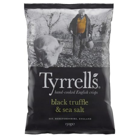 Batata frita tyrrells 150g trufa preta
