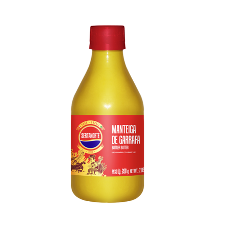 MANTEIGA GARRAFA NATURAL SERTAO 200G