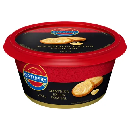 Manteiga catupiry 200gr c/sal pote