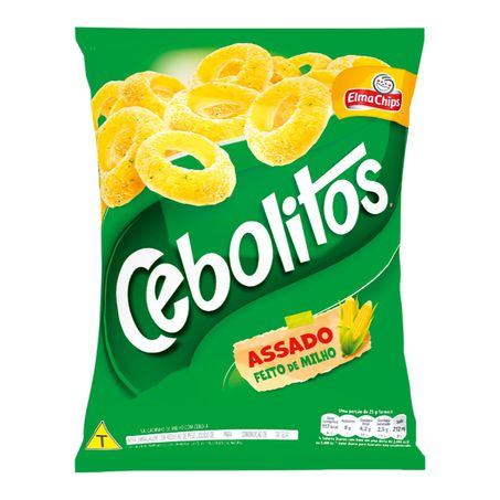 Salgadinho de milho cebola elma chips cebolitos