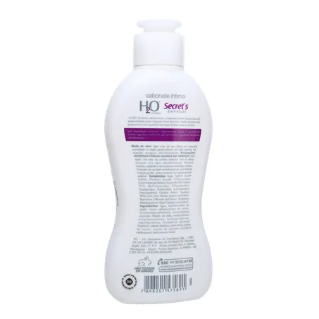 Sabonete Intimo H2o 200ml Secret s Sensual 360-17