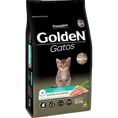 Ração Golden para Gatos Filhotes Sabor Frango 10,1Kg 360-1