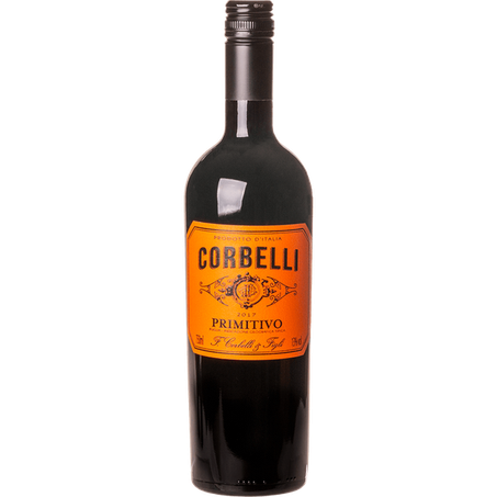 Vinho Italiano Corbelli Primitivo Tinto Seco Puglia 750ml 
 