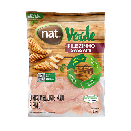 Filezinho nat verde 1kg sassami