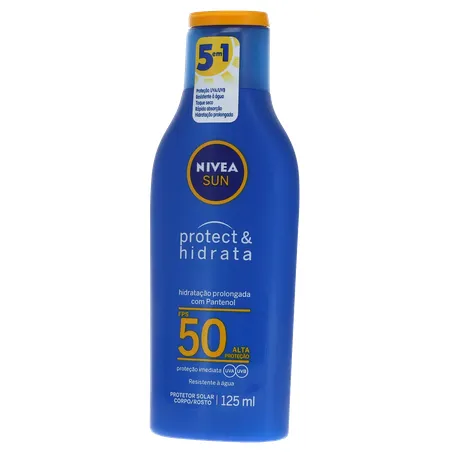 PROTETOR SOLAR NIVEA SUN PROTECT&HIDRATA FPS50 125ML 360-2