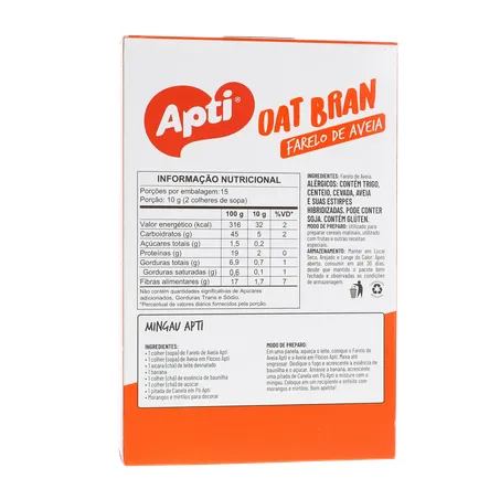 Farelo Aveia Apti 150g Oat Bran  360-17