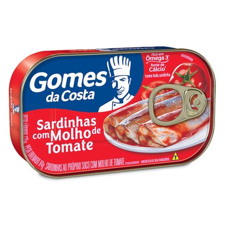 SARDINHA COM MOLHO DE TOMATE GOMES DA COSTA
