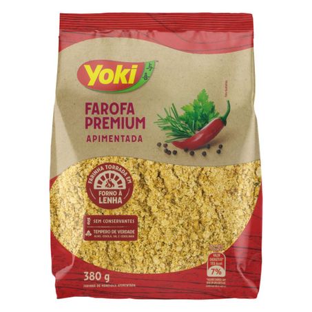 Farofa de Mandioca Apimentada Yoki Premium