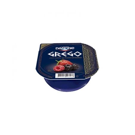 Iogurte danone grego fr.vermelhas 100g