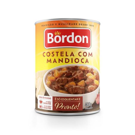 Costela Com Mandioca Bordon 400g