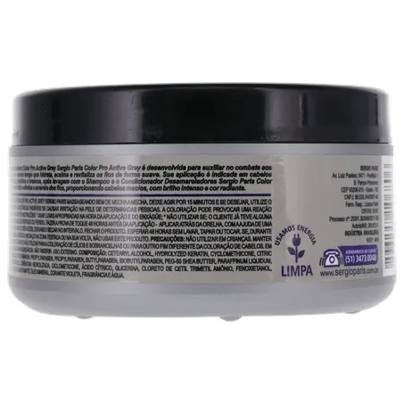 MÁSCARA CAPILAR SERGIO PARIS DESAMARELADOR PRO ACTIVE POTE 250G 360-19