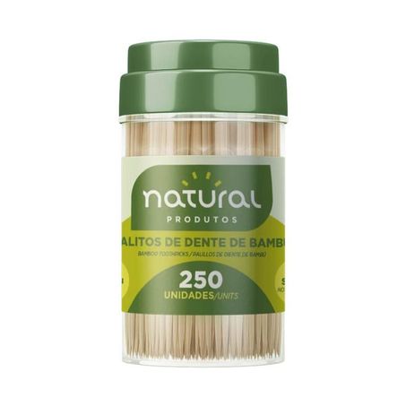 Palito De Dente Natural Sem Sabor 250un
