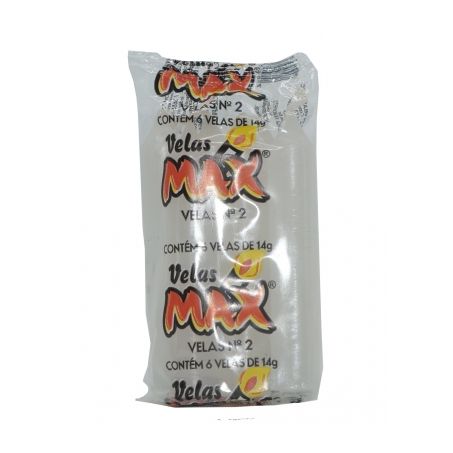 Velas max branca n.2 c-6