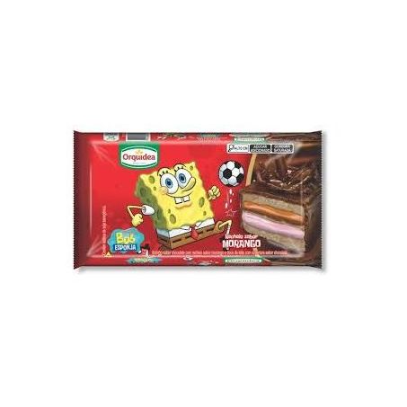 Bolinho orquidea recheio morango 70g