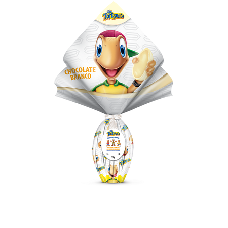Ovo de chocolate arcor tortuguita branco 120g
