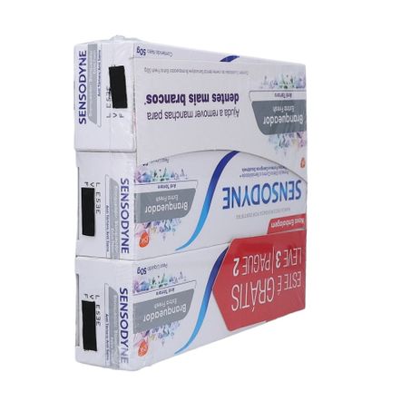 Creme Dental Sensodyne 50g Lv3 Pg2 Branqueador Extra Fresh 360-12