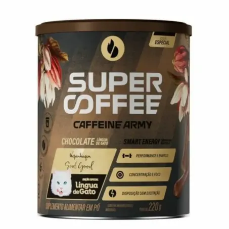 Supercoffee Chocolate Língua de Gato Lata 220g