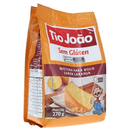 MISTURA BOLO TIO JOÃO LARANJA 270G 360-33