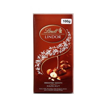 CHOCOLATE LINDT LINDOR SUICO AVELA 100G