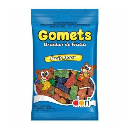 Bala gomets 150g ursinho frutas