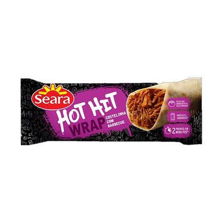 WRAP SEARA HOT HIT COSTELINHA C/BARBECUE 100G