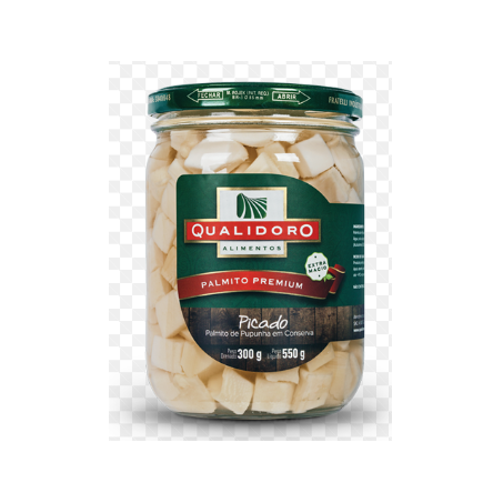 Palmito qualidoro 300gr pupunha picado