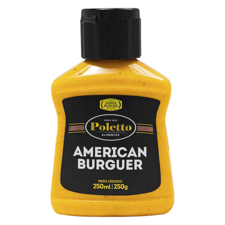 MAIONESE POLETTO  AMERICAN BURGUER 250G