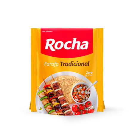 Farofa tradicional rocha 250g
