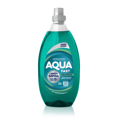 Lava roupas aquafast lava rap fresh clean 1,5l