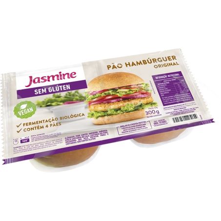 Pao hamburguer original 300g jasmine
