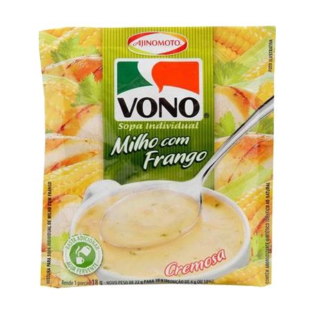 Sopa vono 18g milho com frango