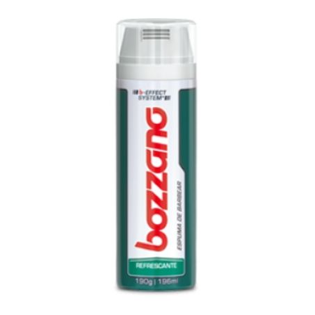 Espuma de Barbear Bozzano Refrescante Antibac Frasco Spray 200ml