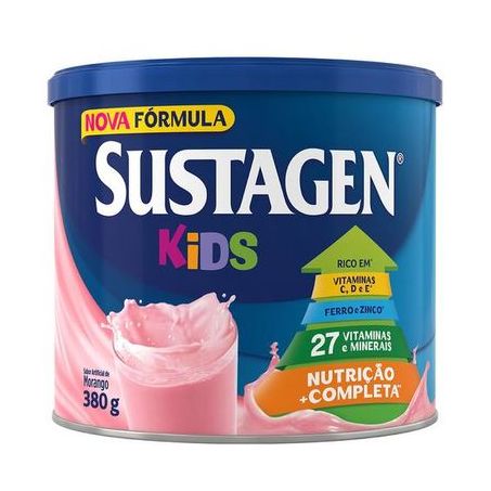 Alimento Sustagem 350g Kids Lata Morango