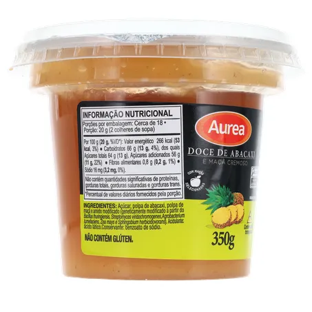 Doce fruta aurea abacaxi e maçã pote 350g 360-32