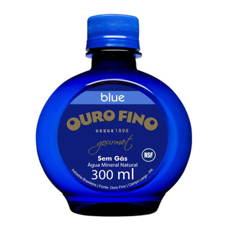 Água mineral ouro fino blue sem gás pet 300ml