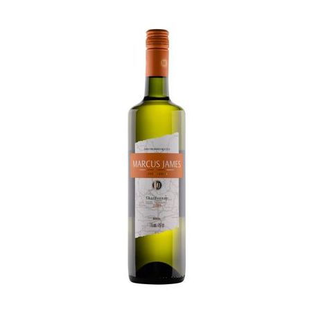 Vinho Brasileiro Branco Meio Seco Marcus James Chardonnay Serra Gaúcha Garrafa 750ml
