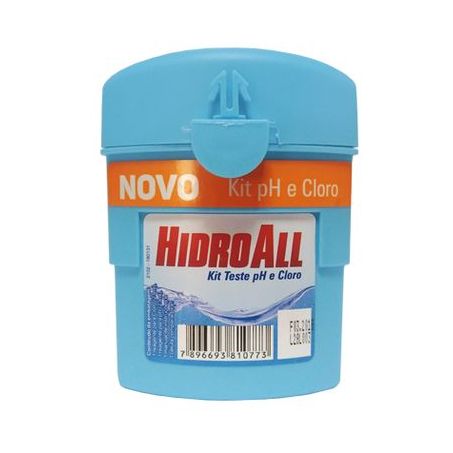 HCL KIT TESTE PH E CLORO PREMIUM