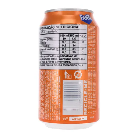 Refrigerante Fanta Laranja Lt 350ml 360-20