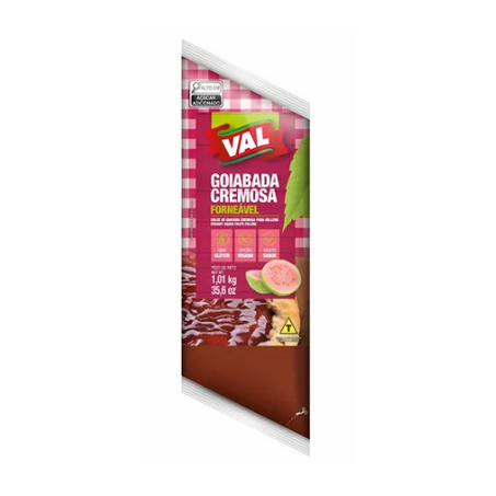 GOIABADA VAL 1.01KG CREMOSA BISNAGA