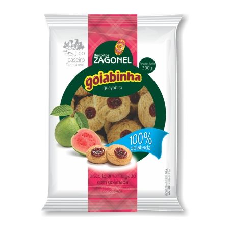 Biscoito Zagonel amanteigado com goiabada 270g
