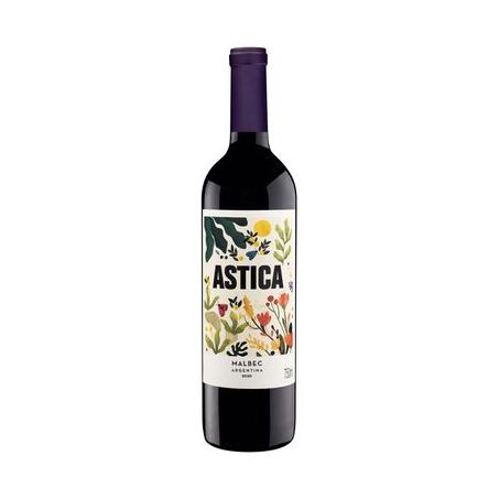 Vinho Argentino Tinto Seco Astica Malbec Mendoza Garrafa 750ML