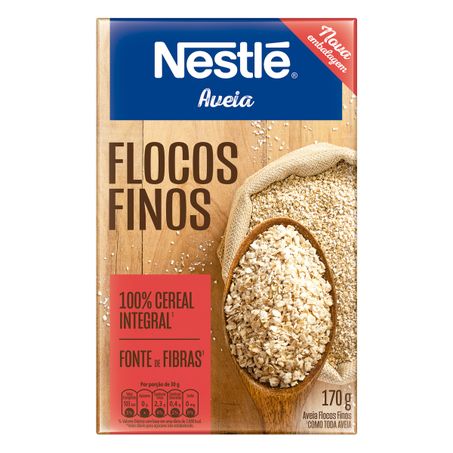 Aveia em flocos finos nestlé