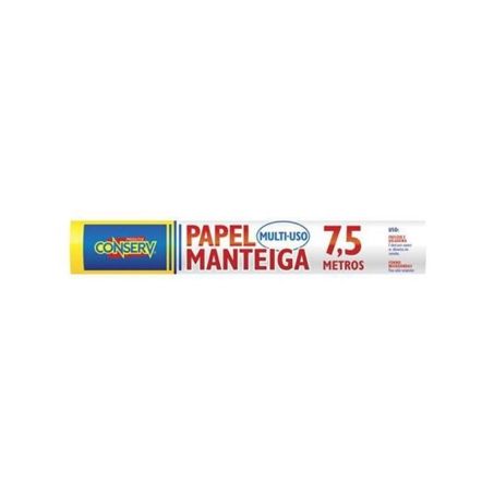 PAPEL MANTEIGA CONSERV 30CMX7,5M