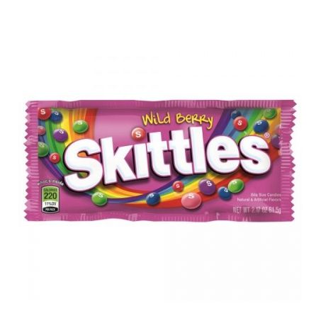 CONFEITO SKITTLES FRUTAS SILVESTRES 61,5G