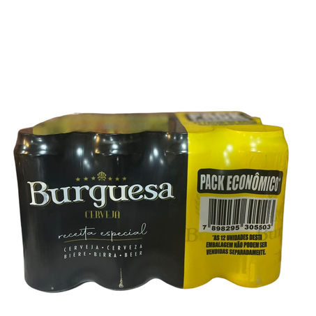 Cerveja latao 473ml burguesa pcc/12un multipack (bs)