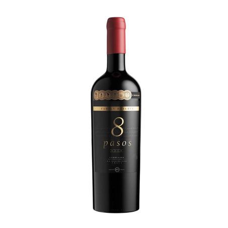 Vinho Tinto Chileno 8Pasos Reserva Familia Carmenere 750ml 