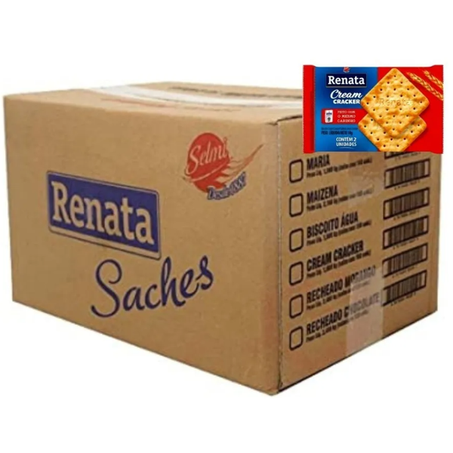 BISCOITO CREAM CRACKER SACHÊ 10G C/360UN RENATA