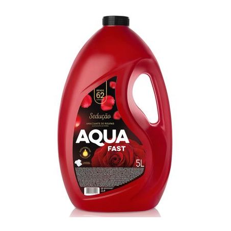 Amaciante aquafast 5l seducao
