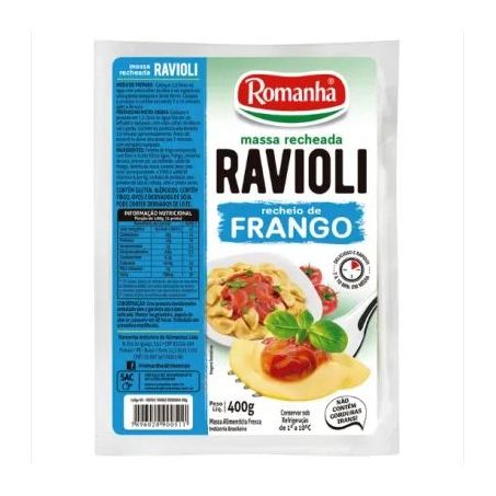Ravioli Romanha frango 400g