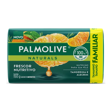 Sabonete Barra Palmolive Naturals Tangerina e Alecrim 150g